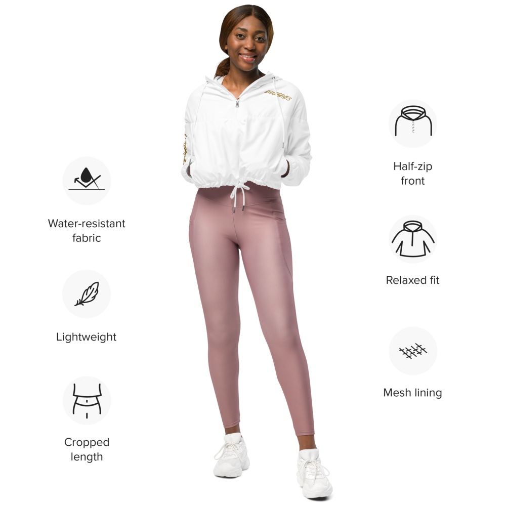 LuxeLadies Cropped Windbreaker - W701