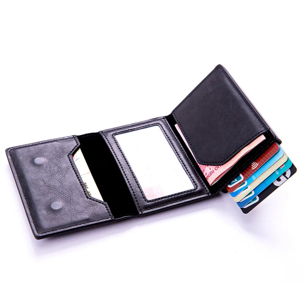 LuxeLeather AirTag Card Holder - LG201