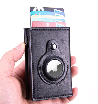 LuxeLeather AirTag Card Holder - LG201