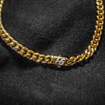 LuxeLink LG 18k Gold Cuban Chain - LG104