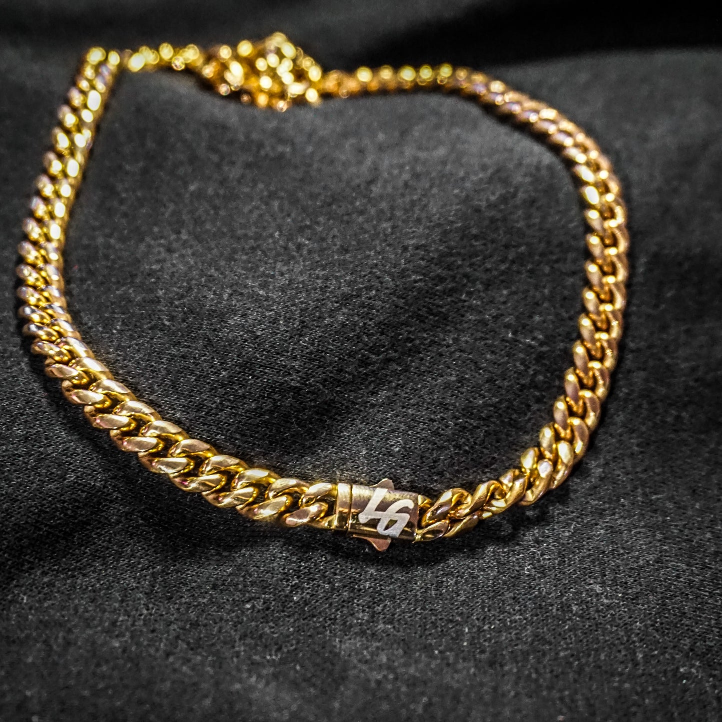 LuxeLink LG 18k Gold Cuban Chain - LG104