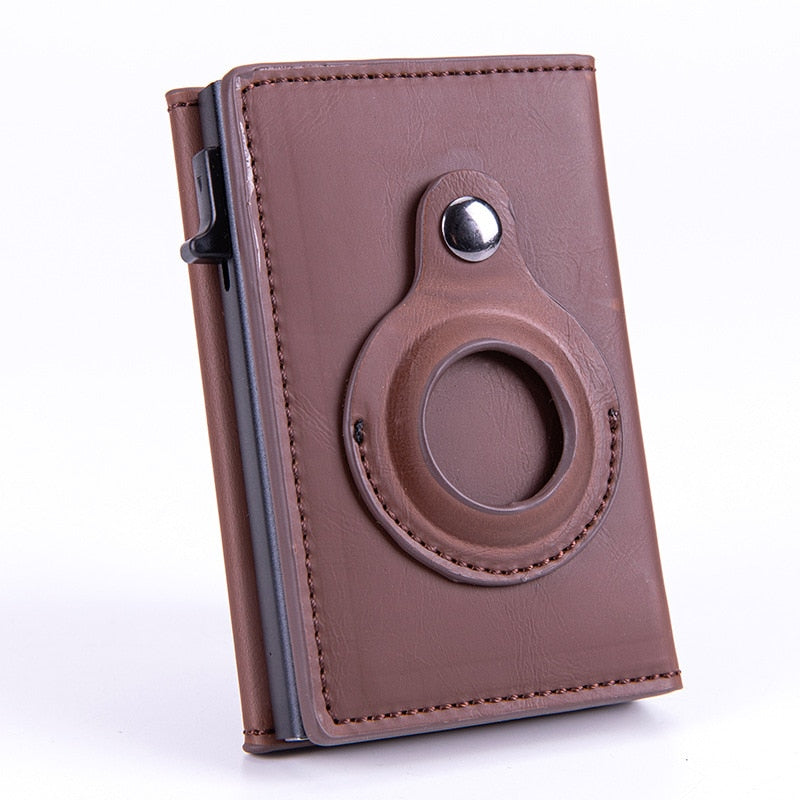 LuxeLeather AirTag Card Holder - LG201